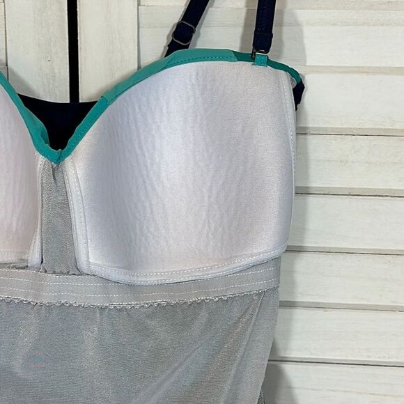 Profile™ By Gottex Swimsuit Size 10 1 Piece Mondrian - Picture 13 of 16